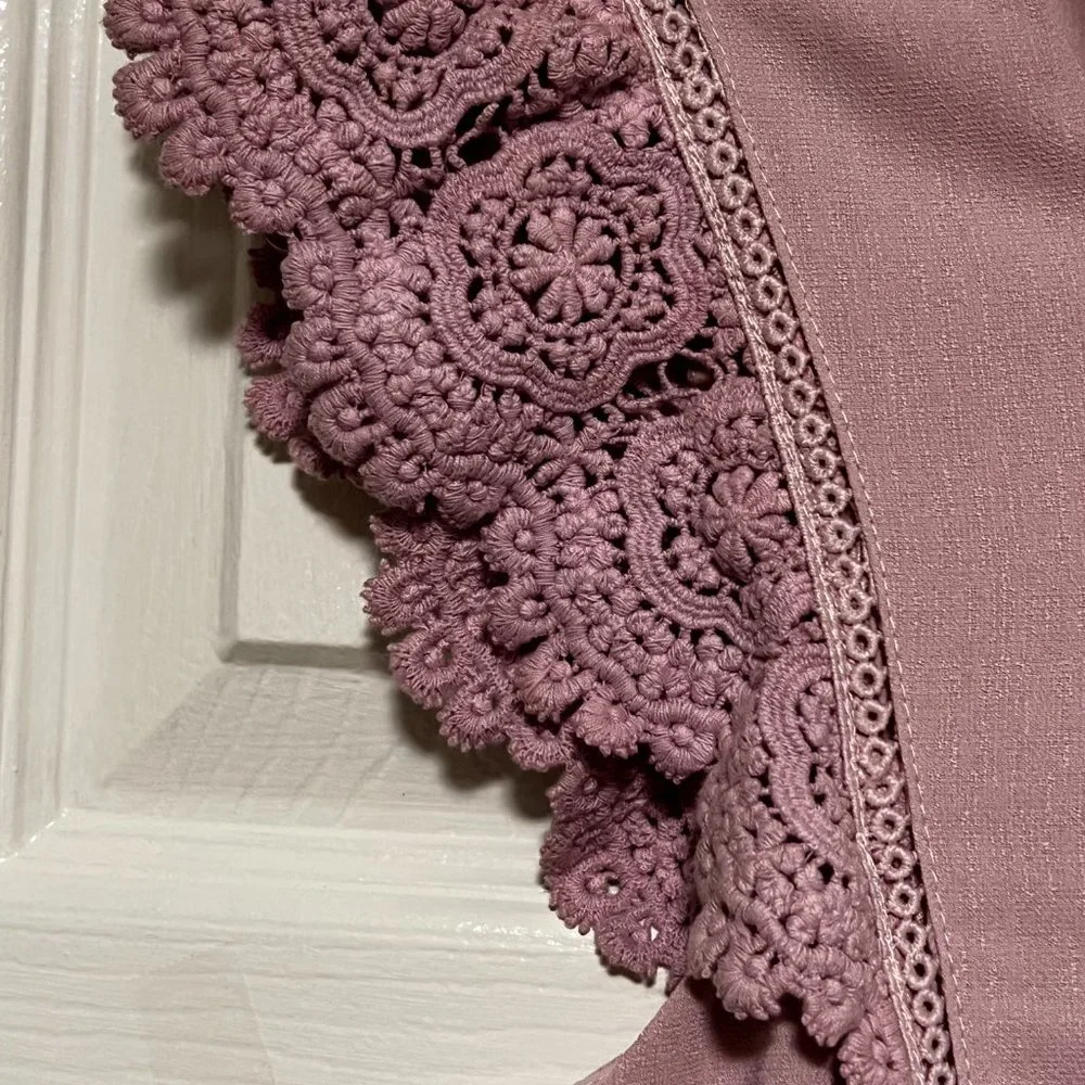 Adelyn Rae Dusty Rose Ruffle Dress - Picture 3 of 7